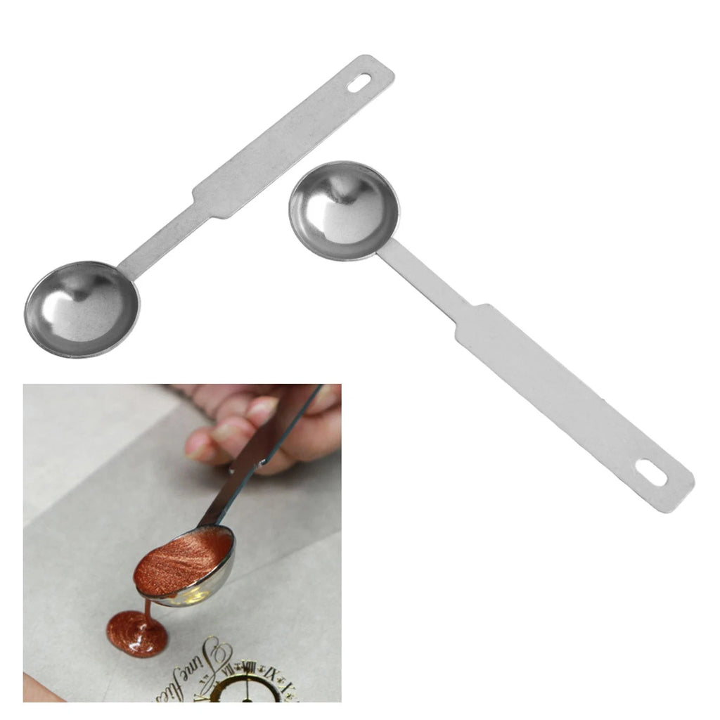 10pcs Fire Paint Stamp Iron Spoon Set 2 5ml