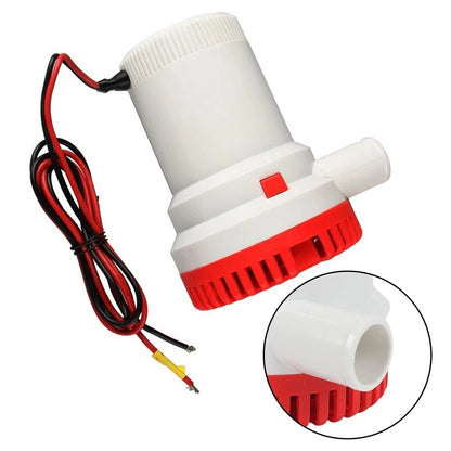2000GPH 12V Submersible Electric Bilge Pump for Marine Plumbing (2000-2000)