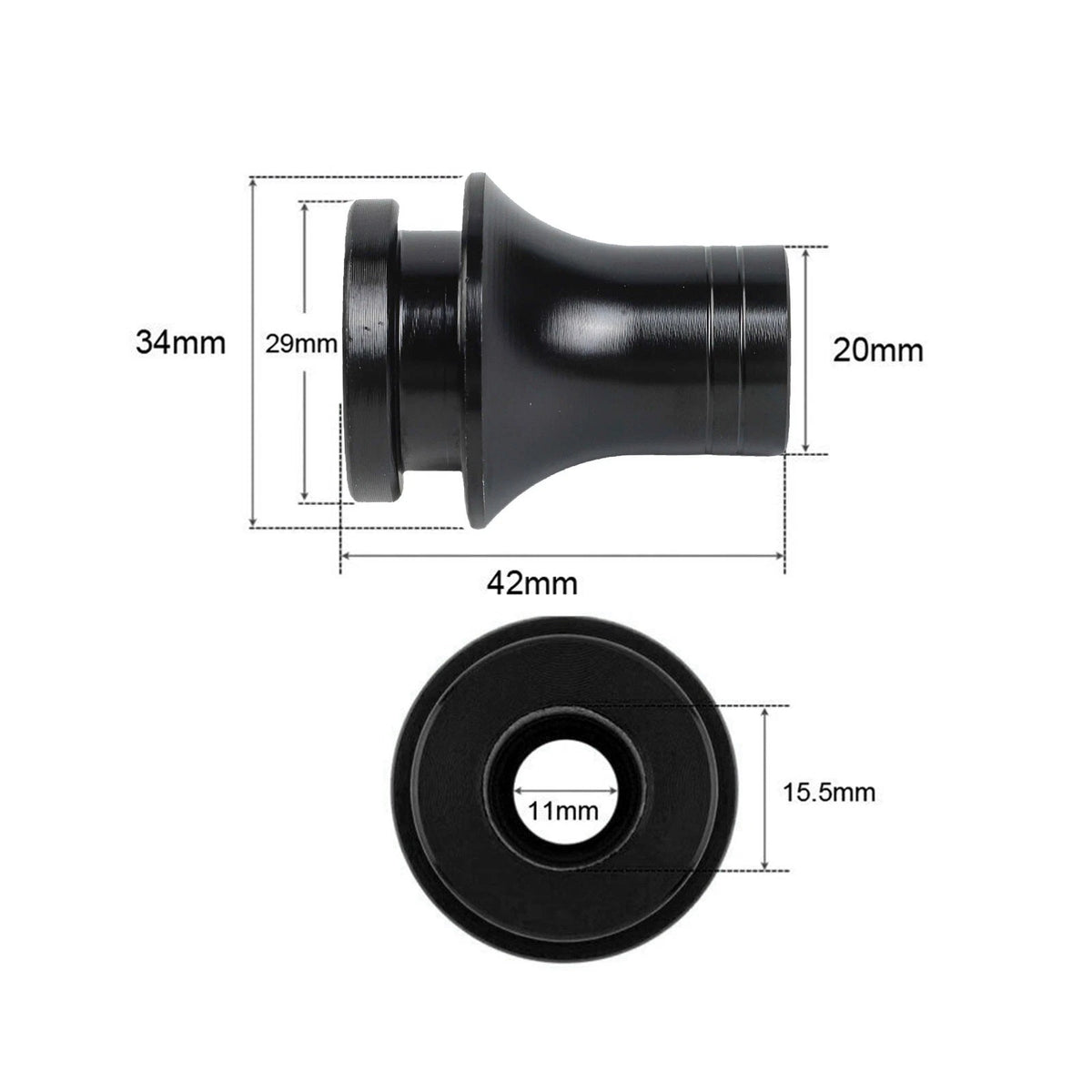 Shift Knob Adapter for Unthreaded to Threaded Conversion