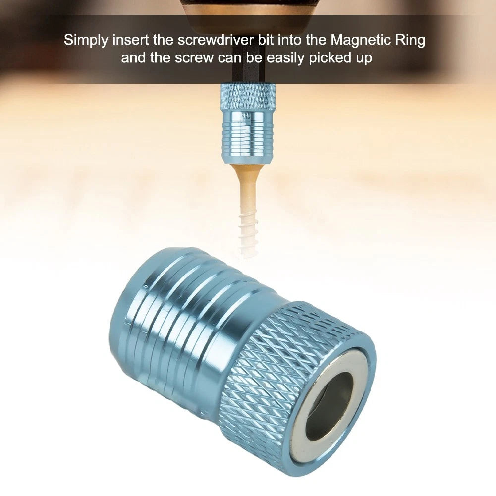 1PCS Strong Magnetic Ring Drill Bit Magnet for 6.35mm