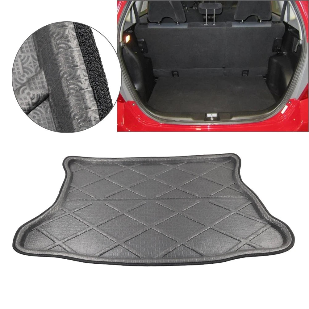 Cargo Liner Boot Trunk Floor Mat Tray For Honda Fit Jazz 2006-2008