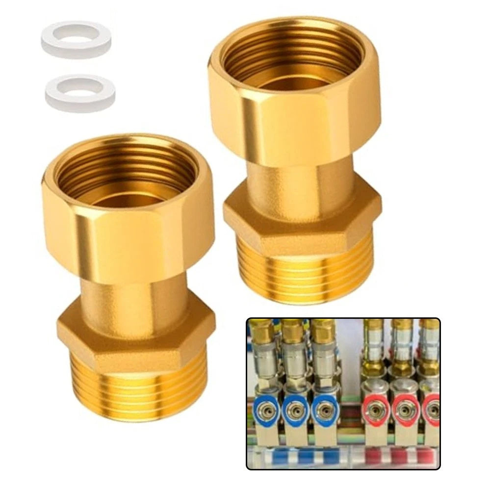 2X Brass Adapters for Water Systems (Residential/Commercial)