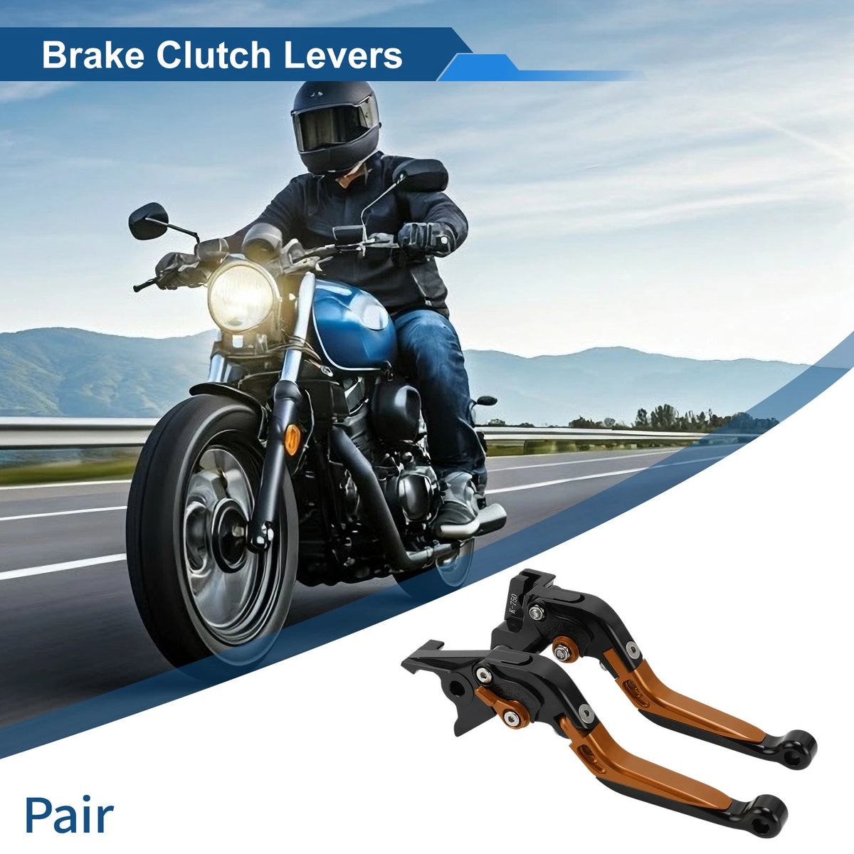Adjustable Brake Clutch Levers for Kawasaki Vulcan S 650 (2015–2023)