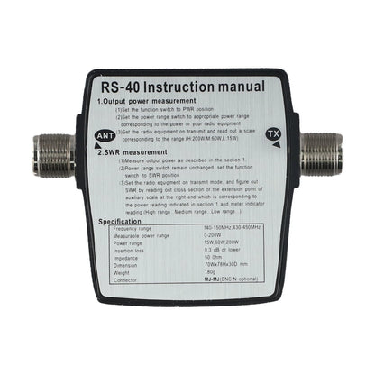 SWR Measuring Tool Power Meter for Mobile UHF (2010–2023)