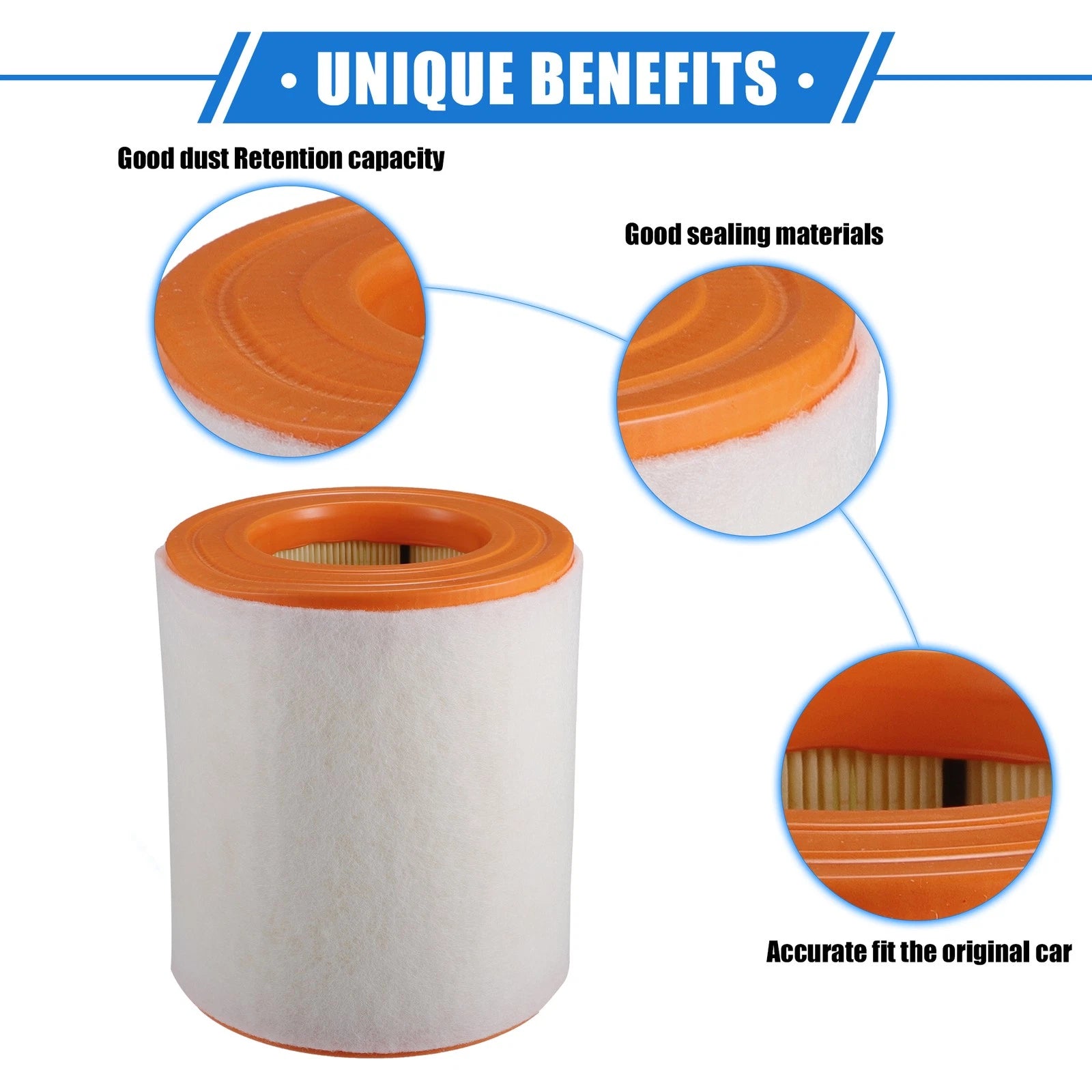 Car Engine Air Filter Replacement for Audi A6 3.0L TDI V6 Diesel (2014–2016)