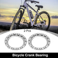 Ball Bearing Cages 39.6mm x 15 Crank Wheel Retainer for Bicycle (2 Pack)