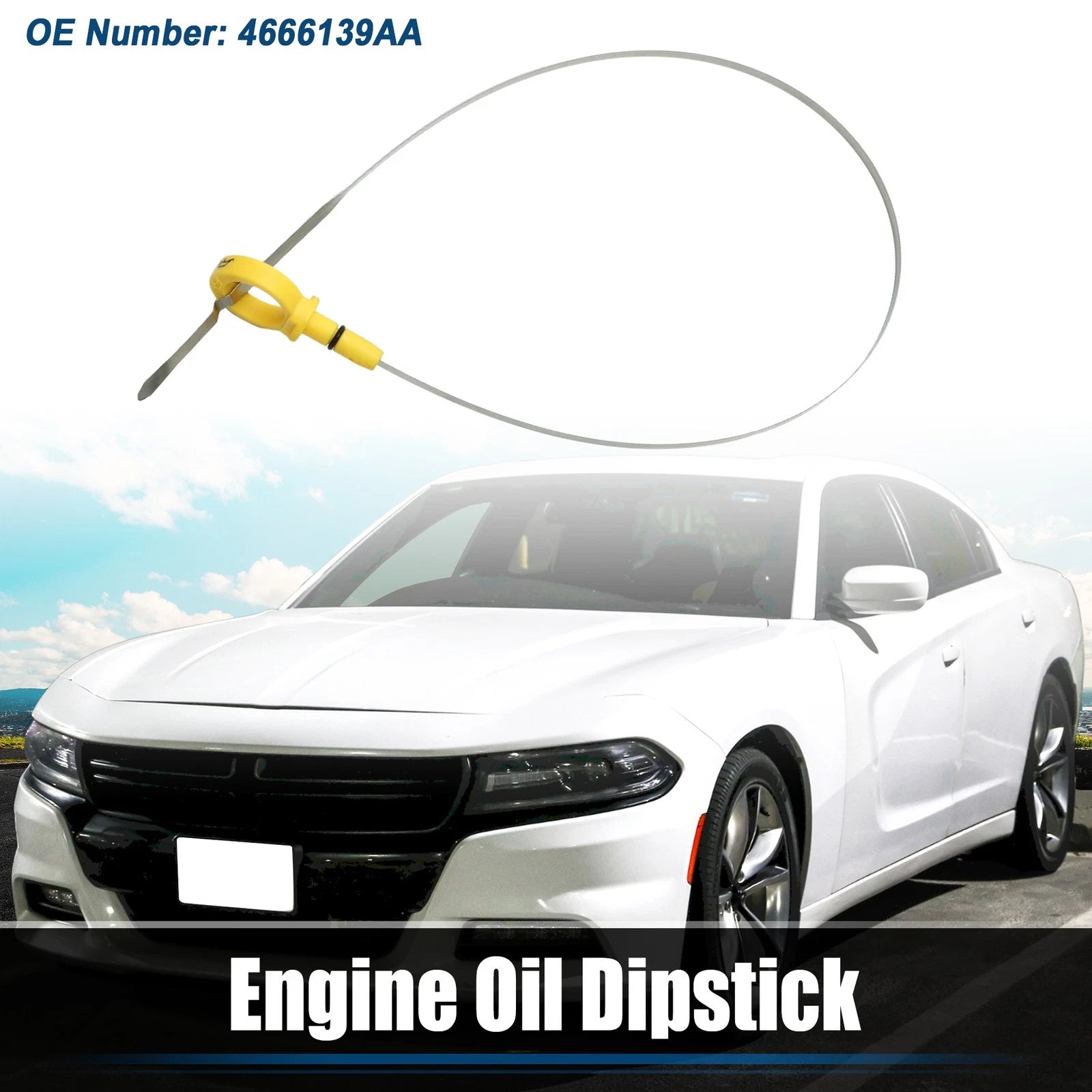 Engine Oil Dipstick Replacement for Dodge Grand Caravan C V SE 3.3L (2011–2020)