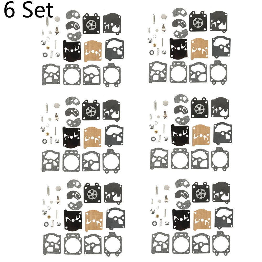 Set of 6 Carburetor Diaphragm Gasket Kit K10-WAT for Walbro WA WT Series