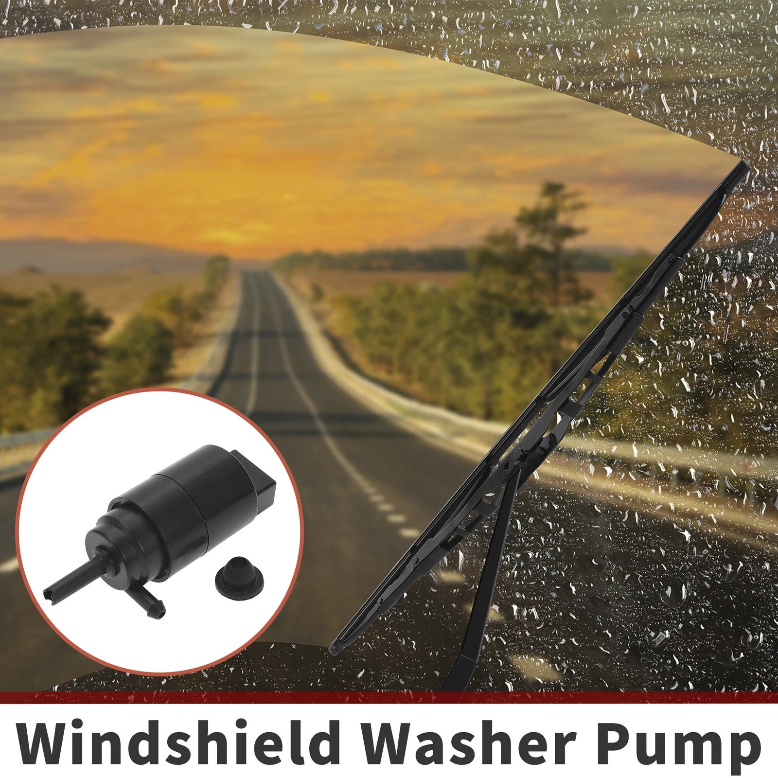 Windshield Washer Pump with Grommet for Nissan D22 (2000–2005)
