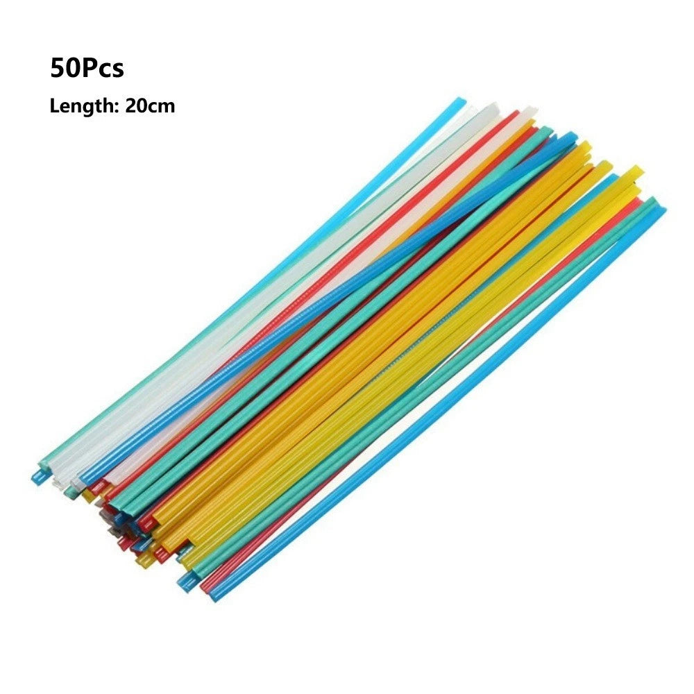 50pcs Polypropylene Plastic Welding Rods for Panel Repair (20/25/50/100cm)