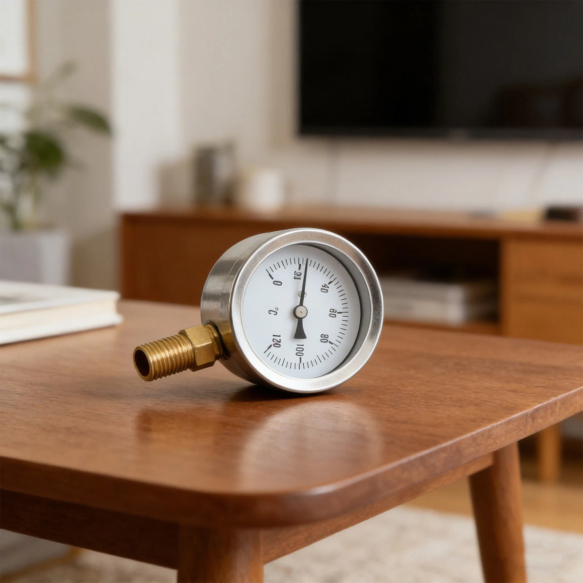 63mm Bimetal Thermometer for Heating and Boilers (Celsius)