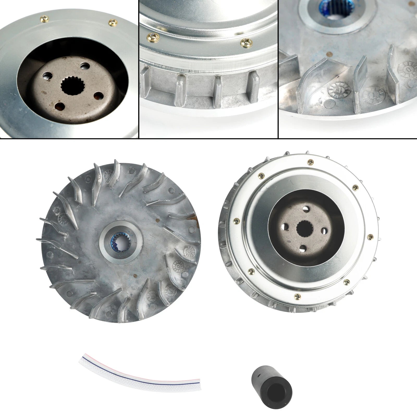 Set of 2 Front Clutch Variator Pulleys for Yamaha YFM660FA Grizzly 660 (2002–2008)