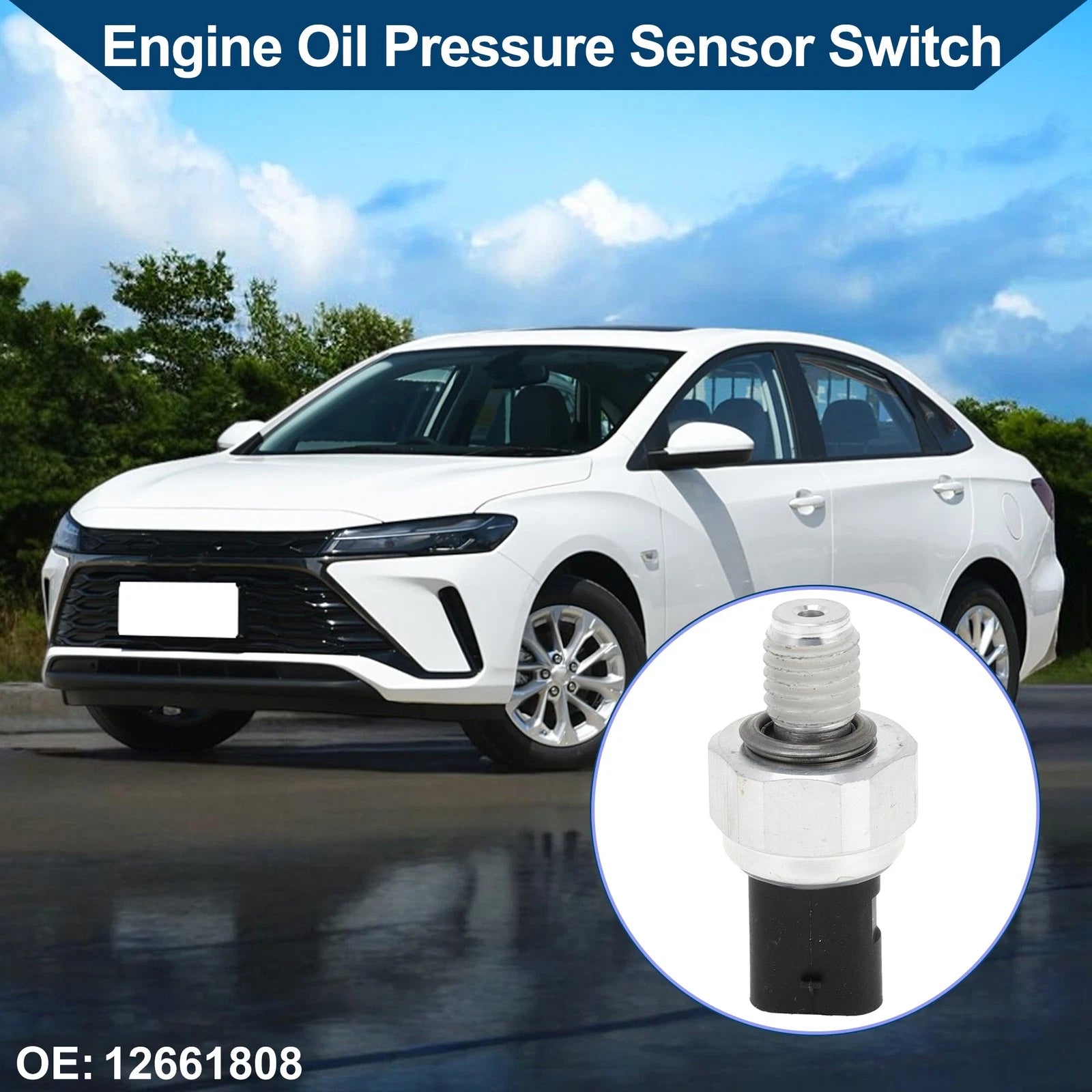 Engine Oil Pressure Sensor Switch No. 12661808 for Buick Allure (2009)