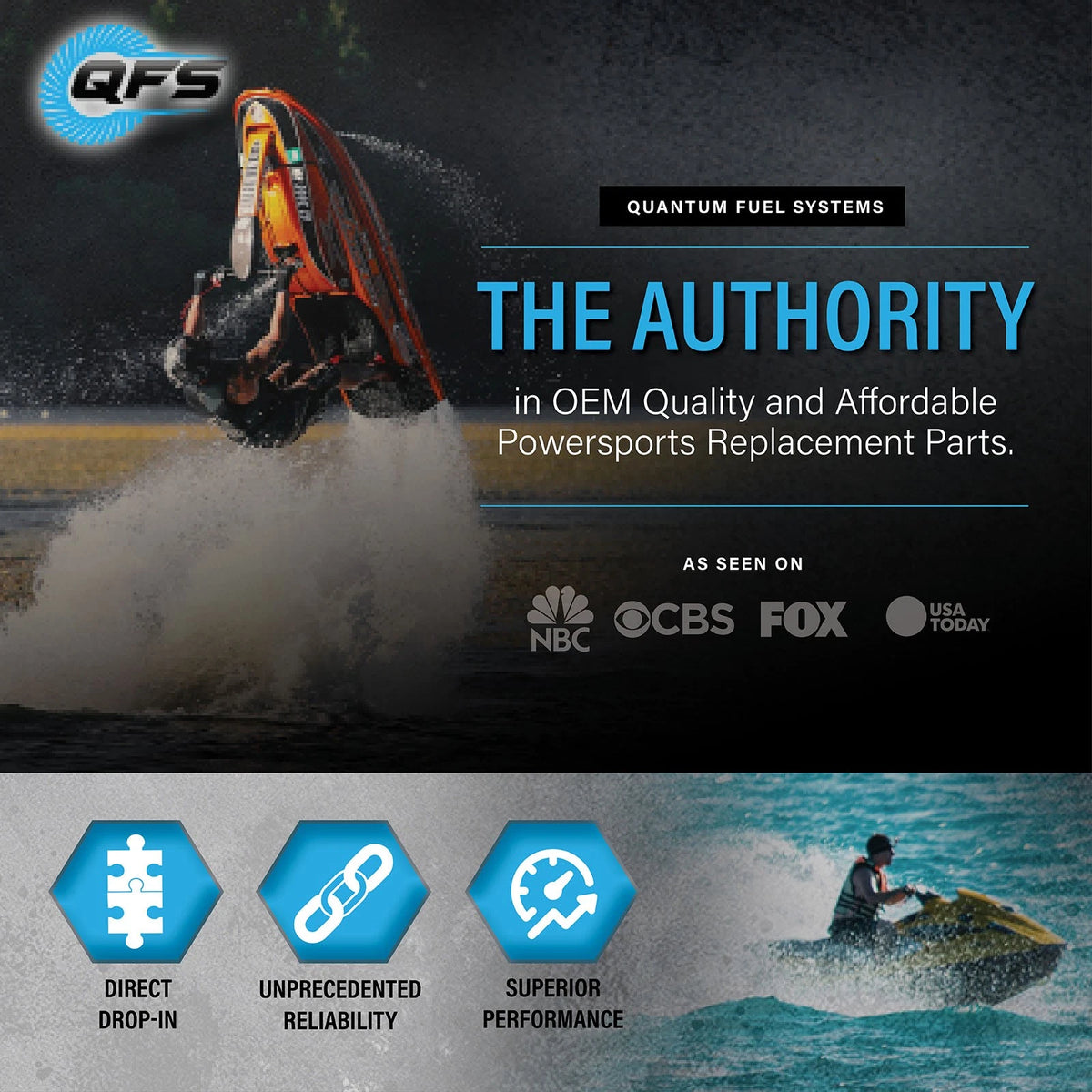 QFS EFI Fuel Pump + Filter for Sea-Doo Speedster 150 200 (2004–2011) 204560393