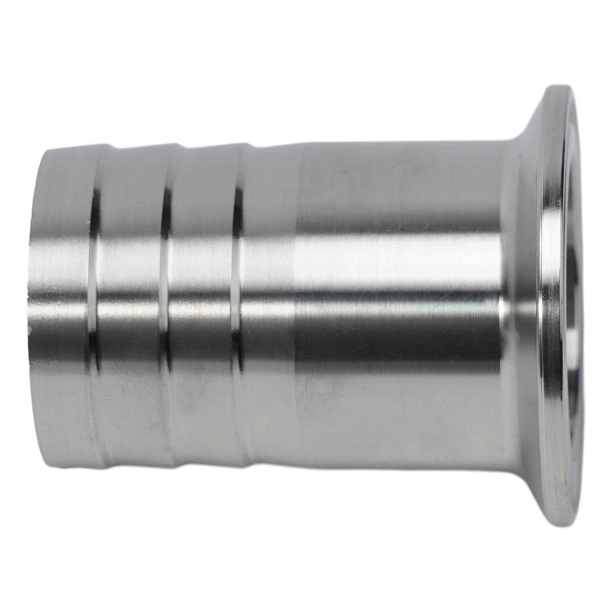 1.5 Inch Tri Clamp to 1.5 Inch Barb Pipe Adapter Rubber SS304