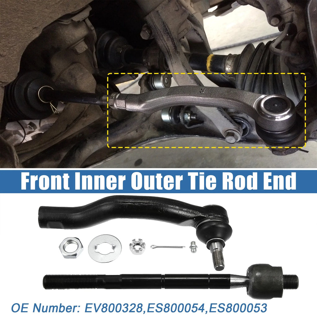 6pc Tie Rod End Links Kit Front Inner Outer for Toyota Hilux (2005–2015)