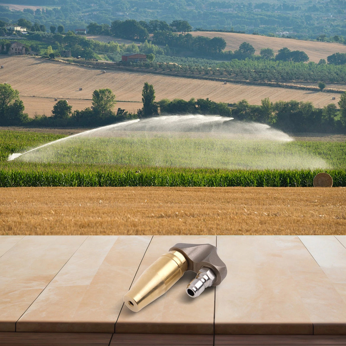 38'' Reverse Turbo Drain Jetter Nozzle for Pressure Washer
