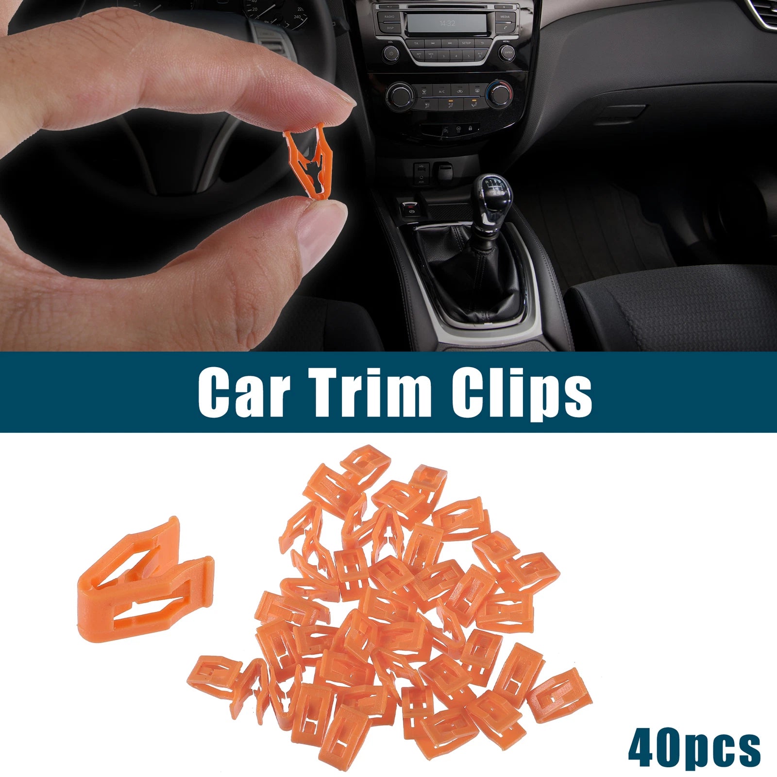40 Pcs Interior Trim Retainer Clip for Ford Dodge