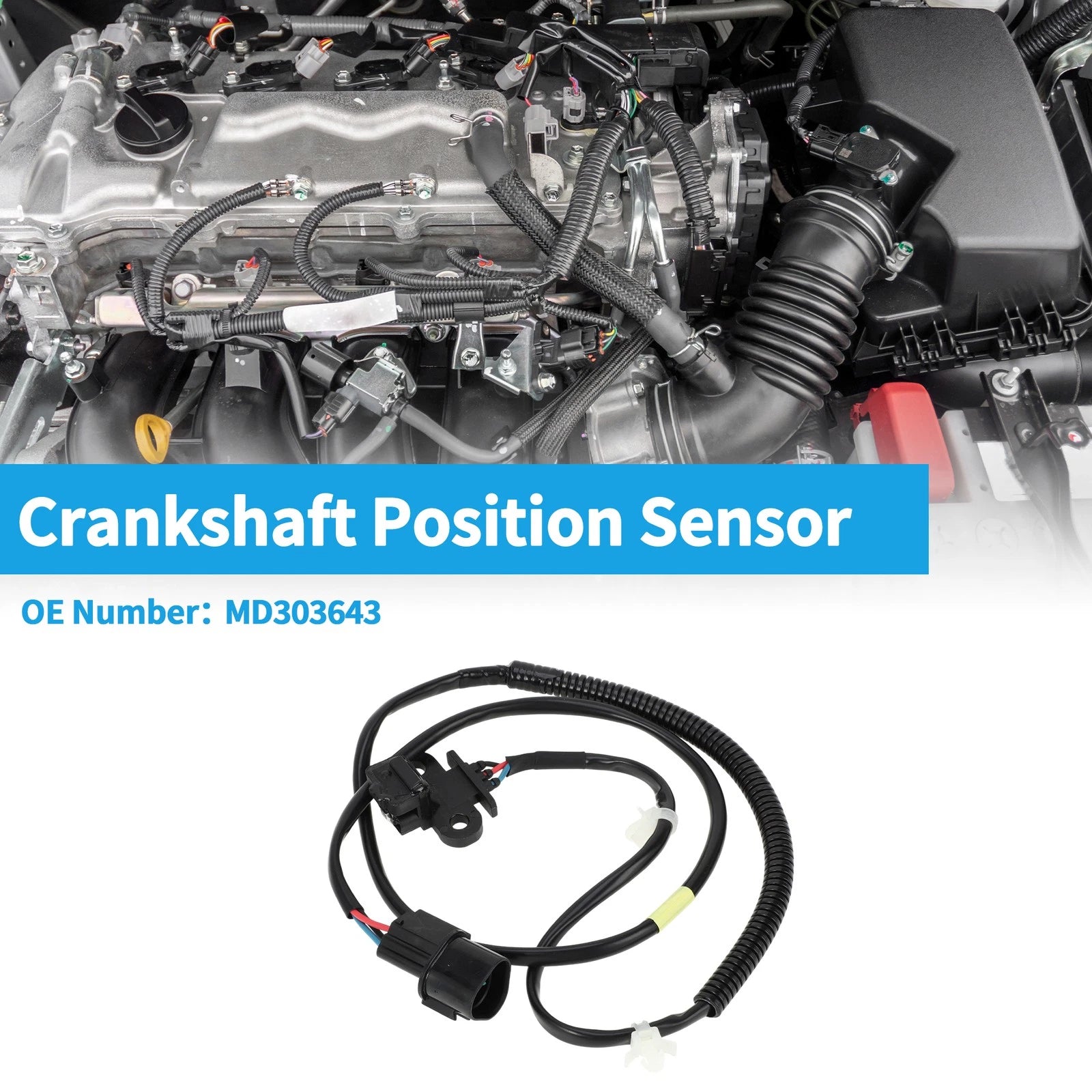 Crankshaft Position Sensor Replacement for Mitsubishi Pajero 3.5 24V (1994–1999)