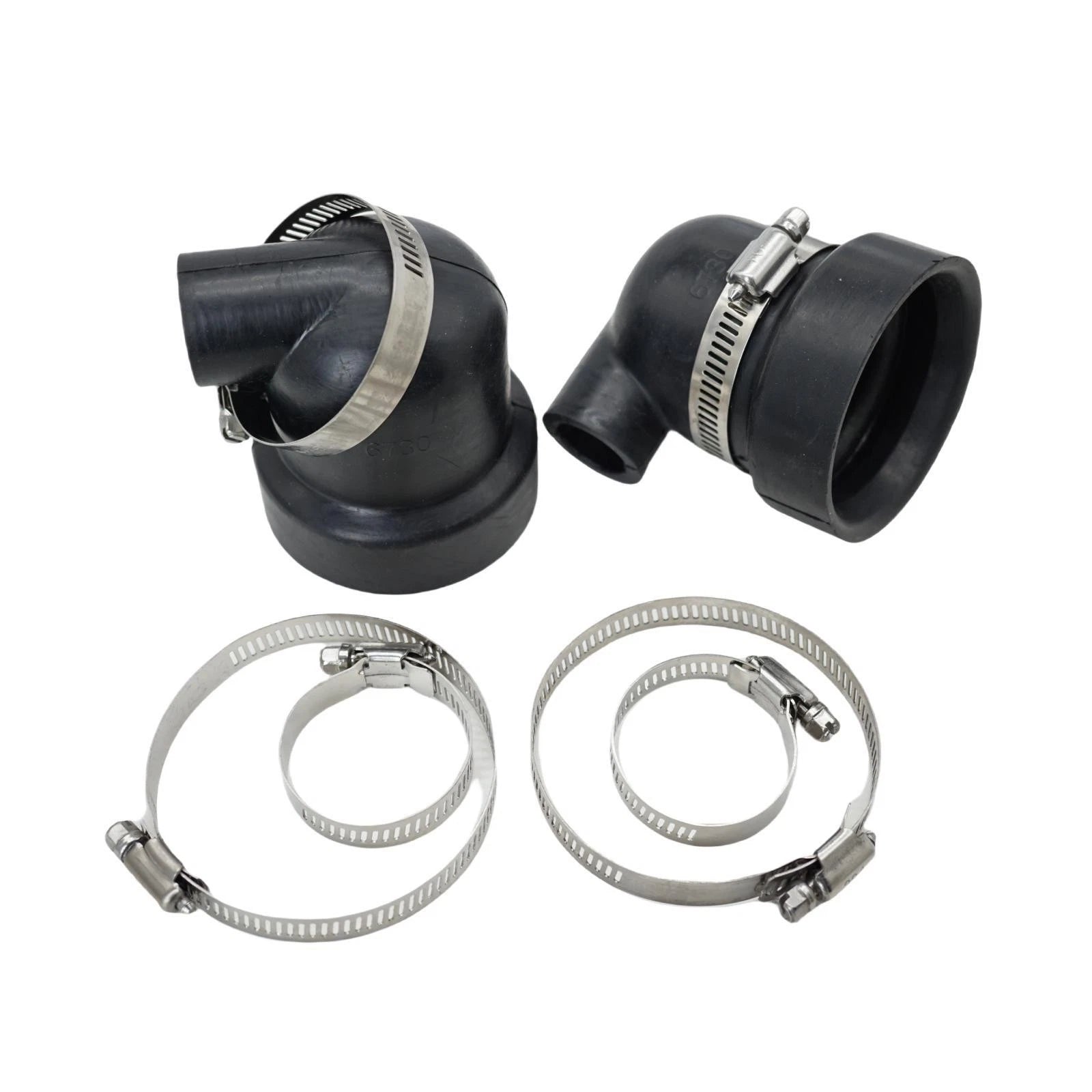 2X Heat Exchanger End Cap for Volvo Penta MD 2030 (Replaces 3580326, 145536370)