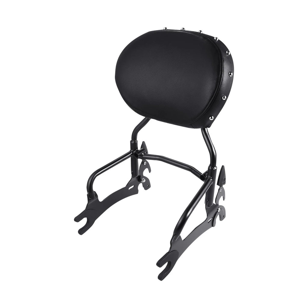 Black 12" Backrest Sissy Bar Spools for Indian Chieftain (2014–2022)