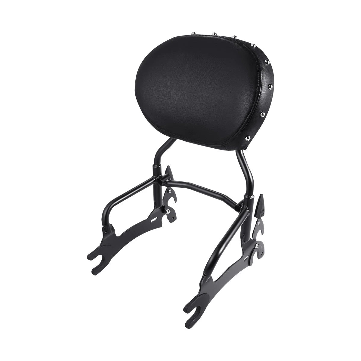 Black 12" Backrest Sissy Bar Spools for Indian Chieftain (2014–2022)