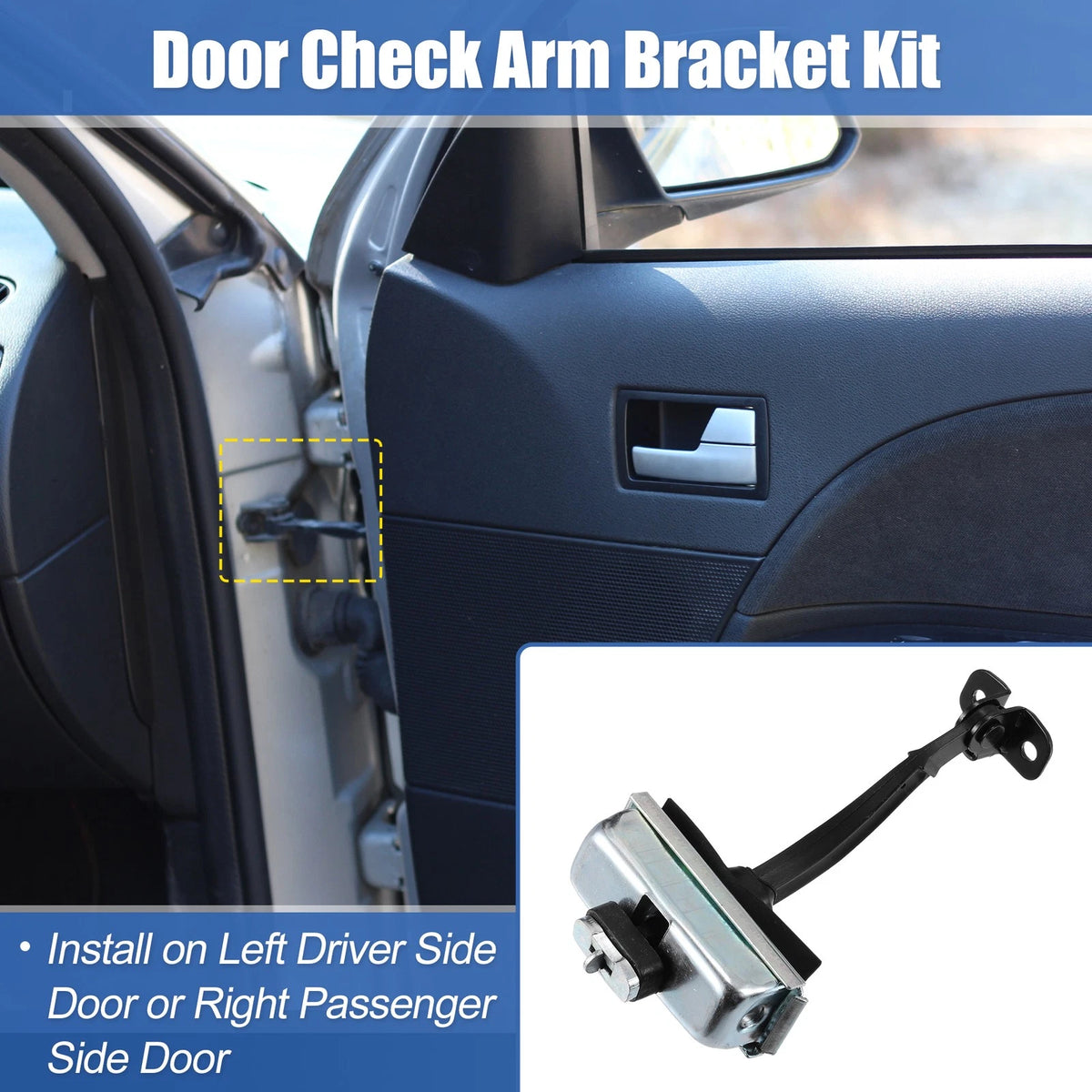 Door Check Arm Stop Strap LH Replacement for Lincoln MKX (2016–2019)