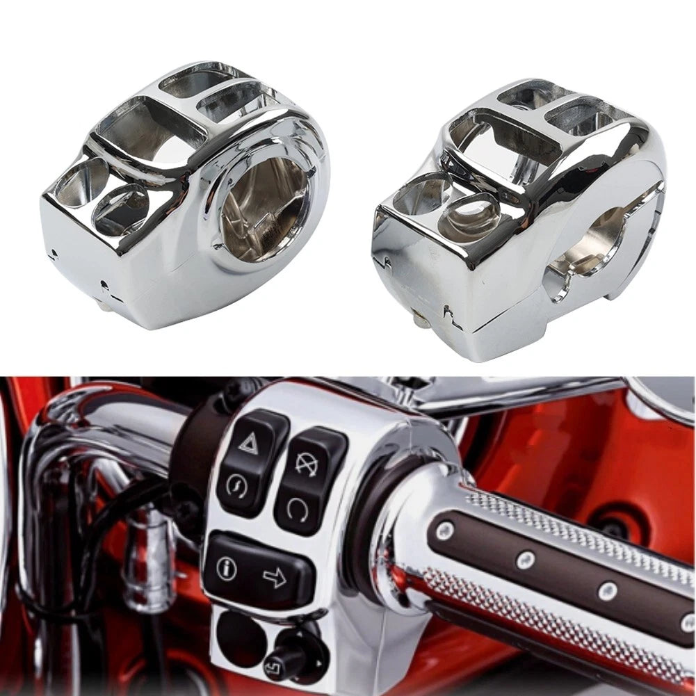 Chrome Switch Button Housing Cover for Harley Touring Trike (2014–Present)