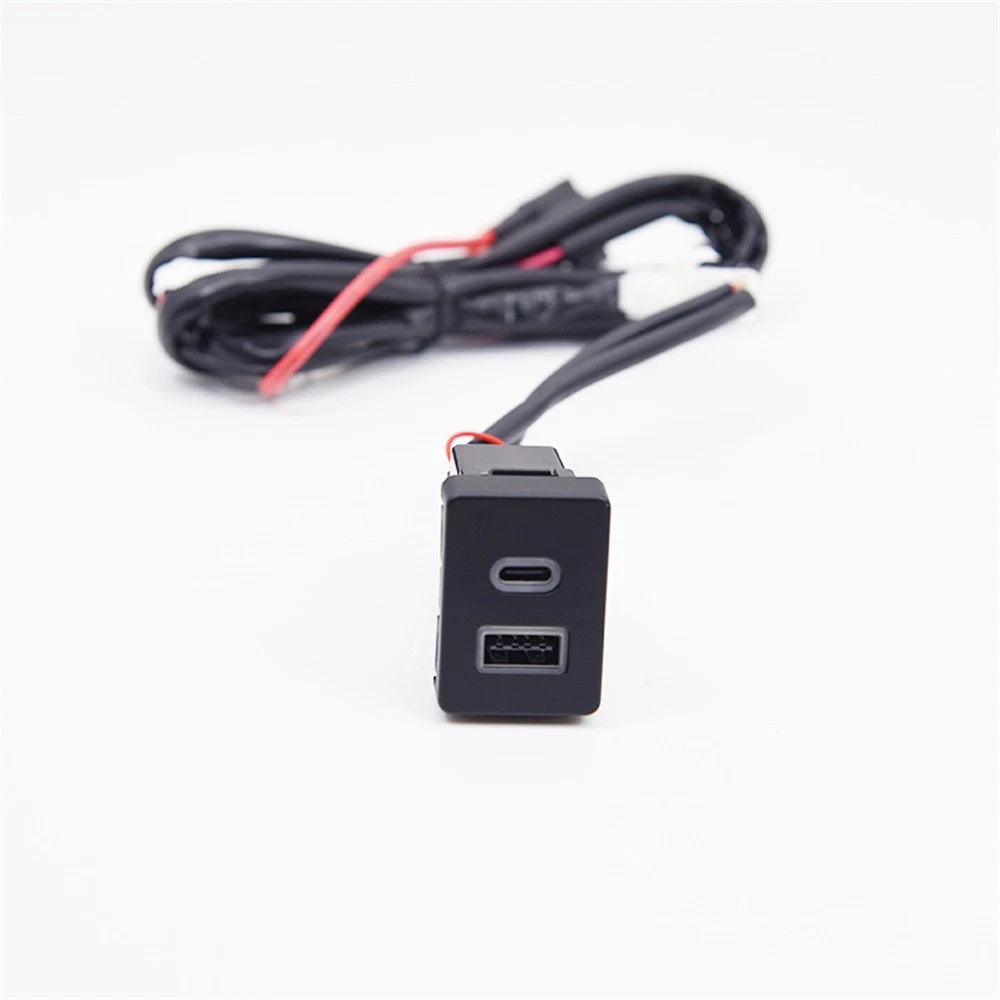18W Car Charger Type-C + QC3.0 for Ford Transit