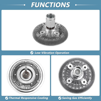 Engine Cooling Fan Clutch for Dodge Ram 1500 4.7L V8 (2002–2004) No. 52029858AA