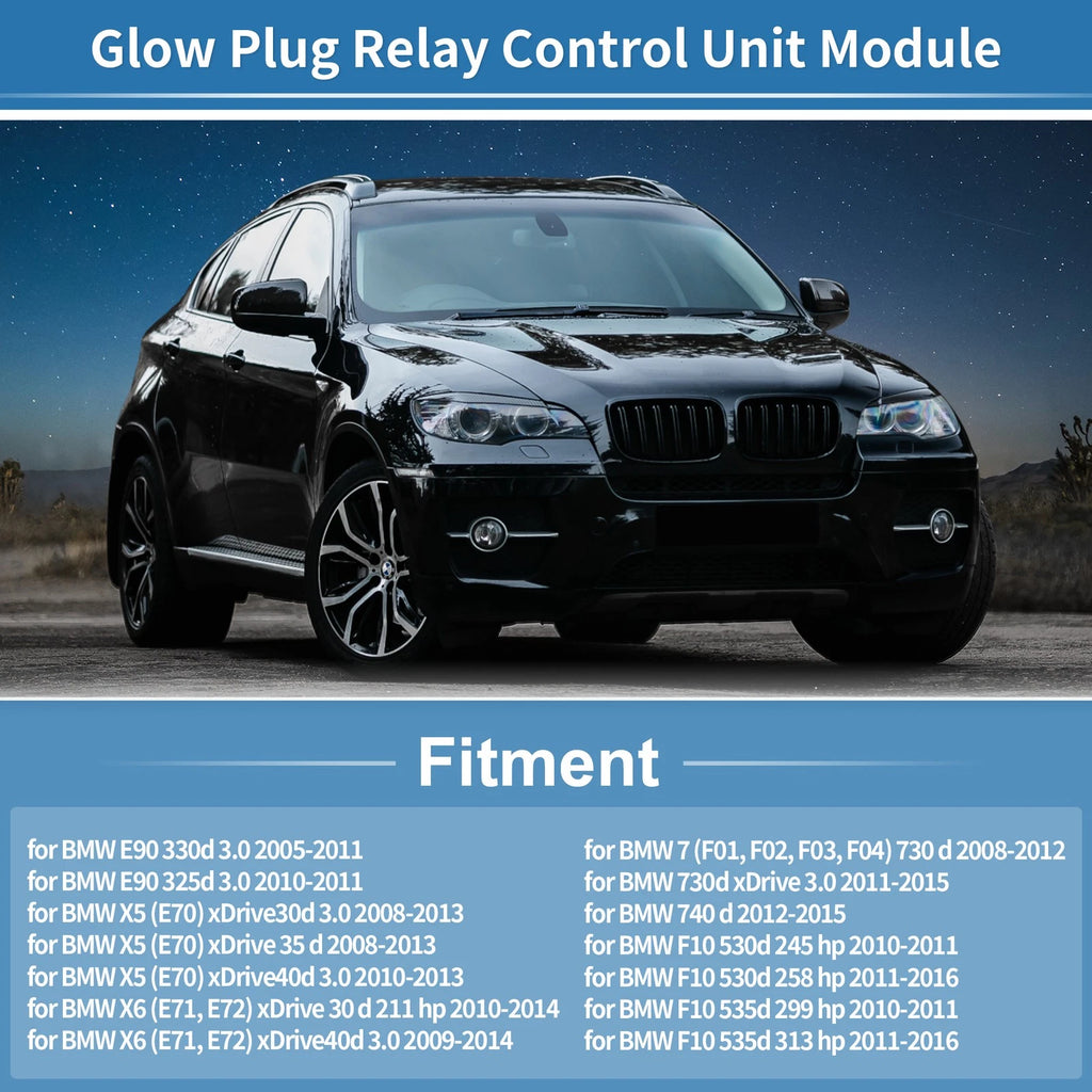 Glow Plug Relay Control Module No.12217800156 for BMW X6 E71 (2009–2014)