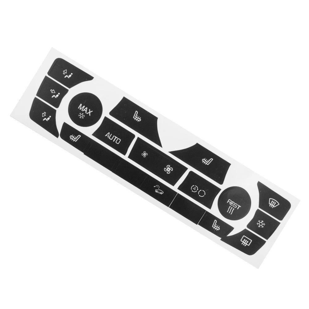 Climate Control Button Replacement Sticker Kit for BMW 3 Series E90 E91 E92 (2006–2013)