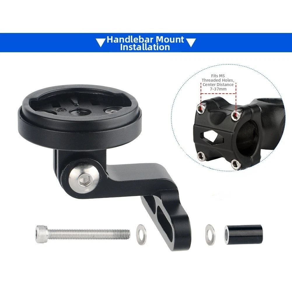 Aluminum Stem Mount for Garmin Wahoo with Adjustable Viewing Angle