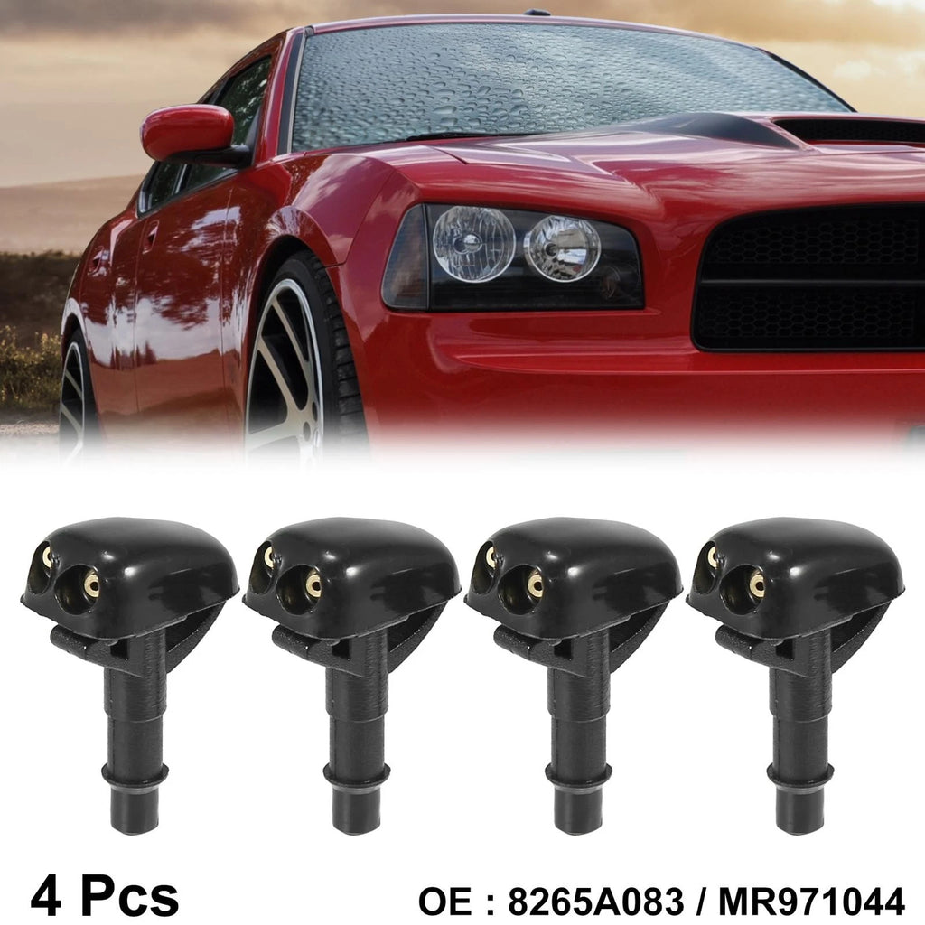 Front Windshield Washer Nozzles Set of 4 for Mitsubishi Lancer (1995–2005)