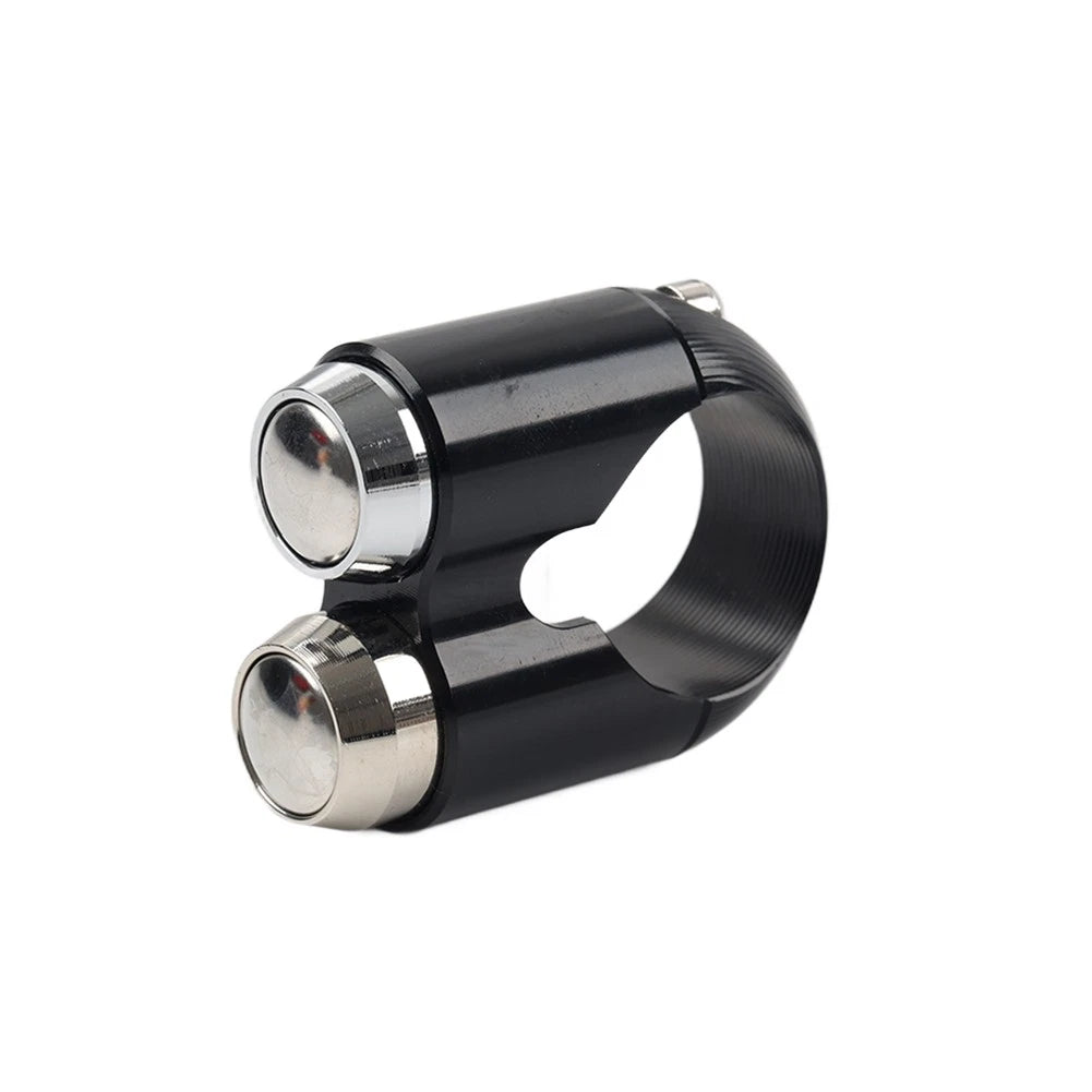 1" Handlebar Switch 2 Button Horn Light Control for Harley Dyna