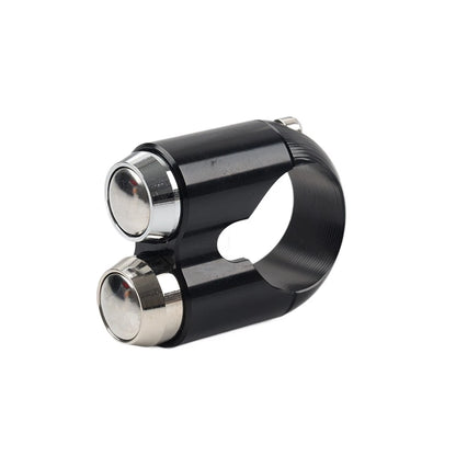 1" Handlebar Switch 2 Button Horn Light Control for Harley Dyna