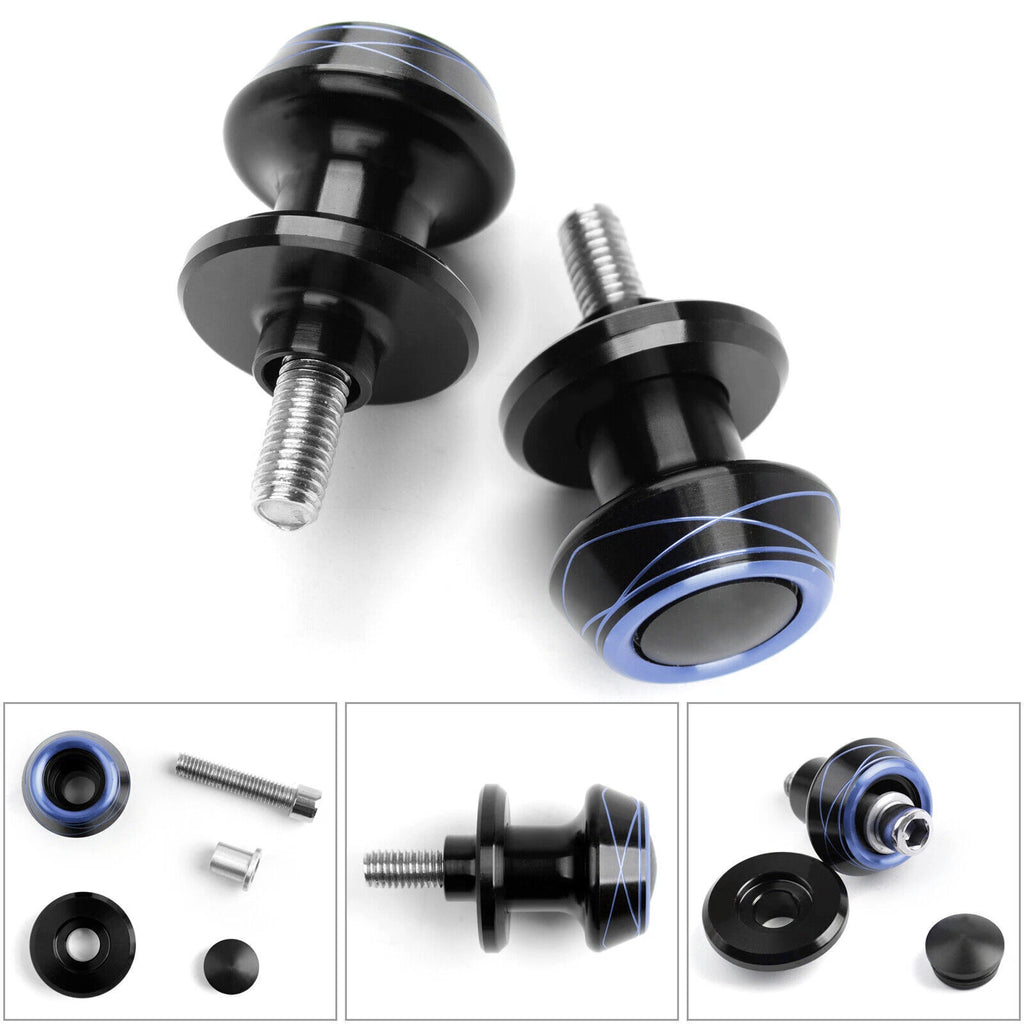 1 Pair 8mm CNC Swingarm Spool Sliders for Suzuki Honda