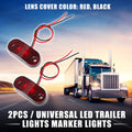 Trailer Marker Lights 24V Waterproof LED Oval Red for Truck Trailer (2000–2000)