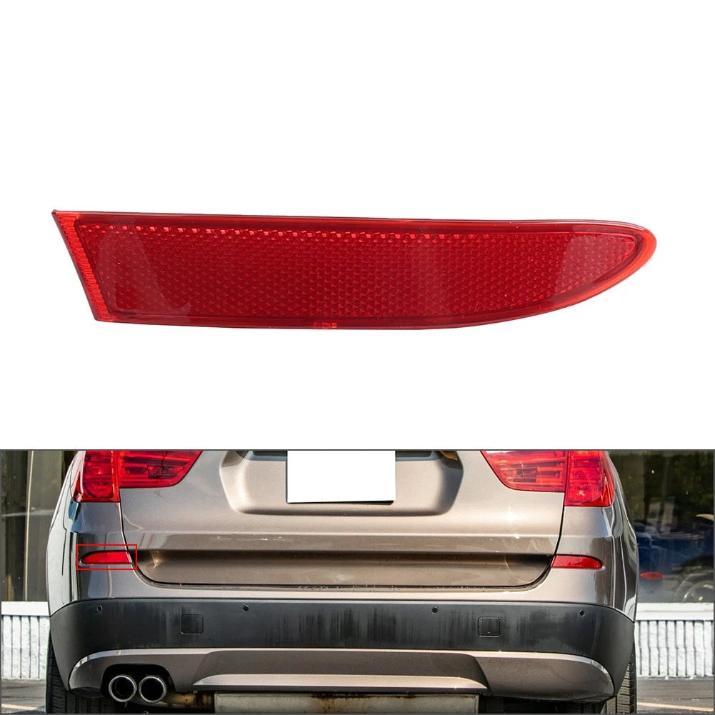Rear Left Side Bumper Reflector Red Lens for BMW X3 (2011–2017)