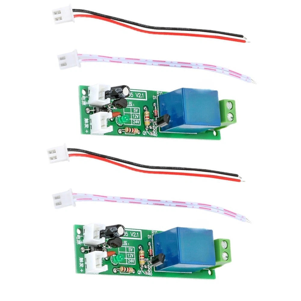 2X 12V Time Delay Relay Module Dual Mode Trigger Adjustable Timer