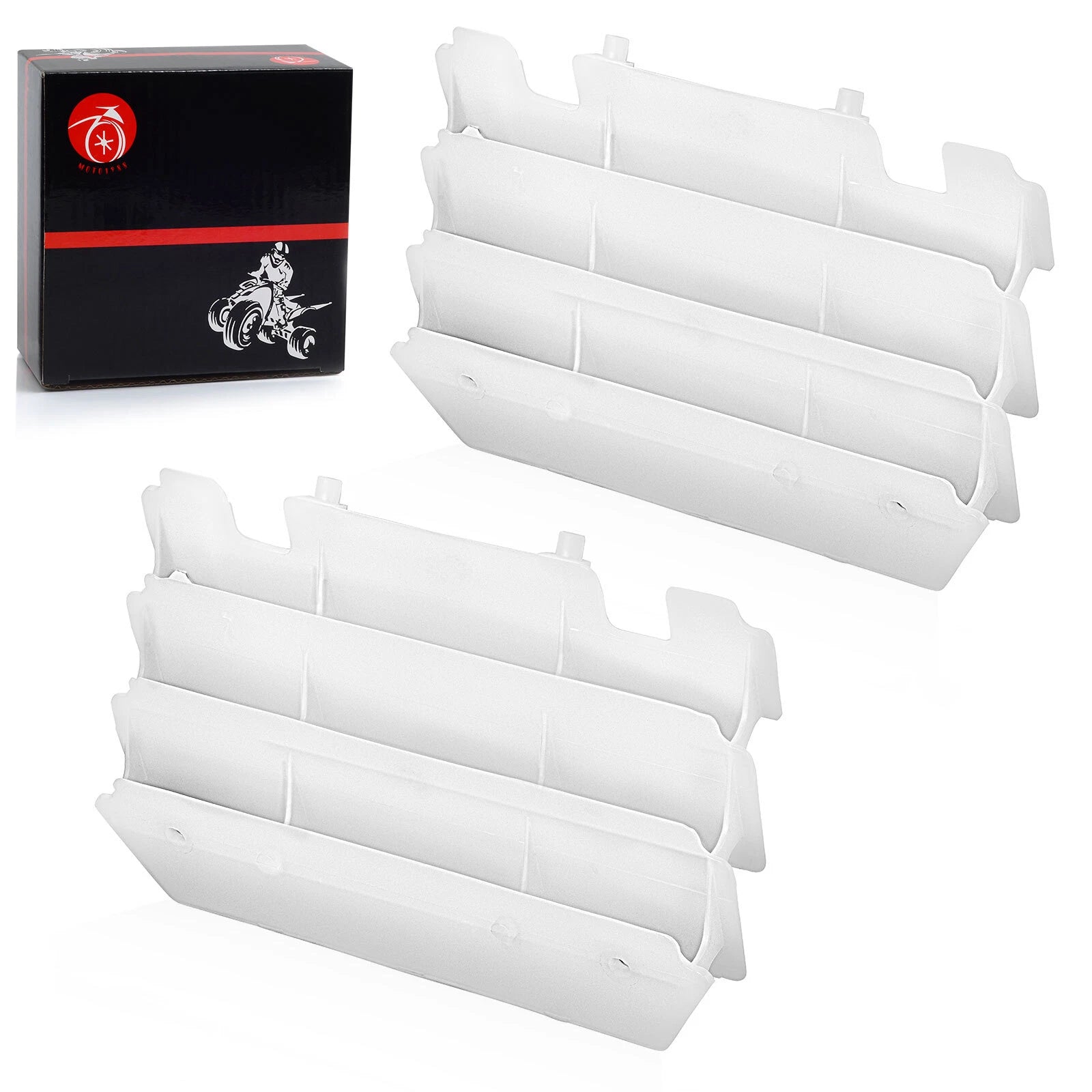 Set of 2 Radiator Covers for Kawasaki KX125 KX250 (1997–2005) 14037-1310-RZ