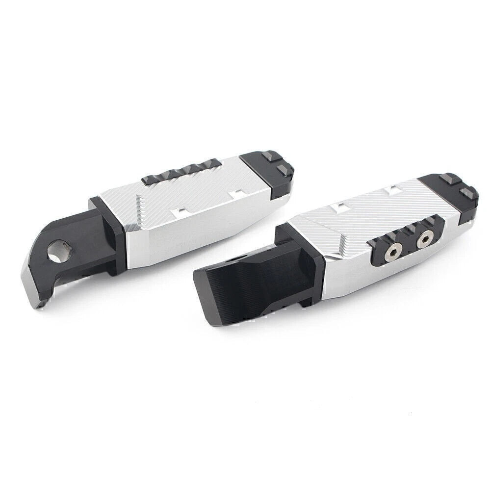 Footrests Pedal Pads for Yamaha FZ1 YZF R3 (2006–2020) Silver