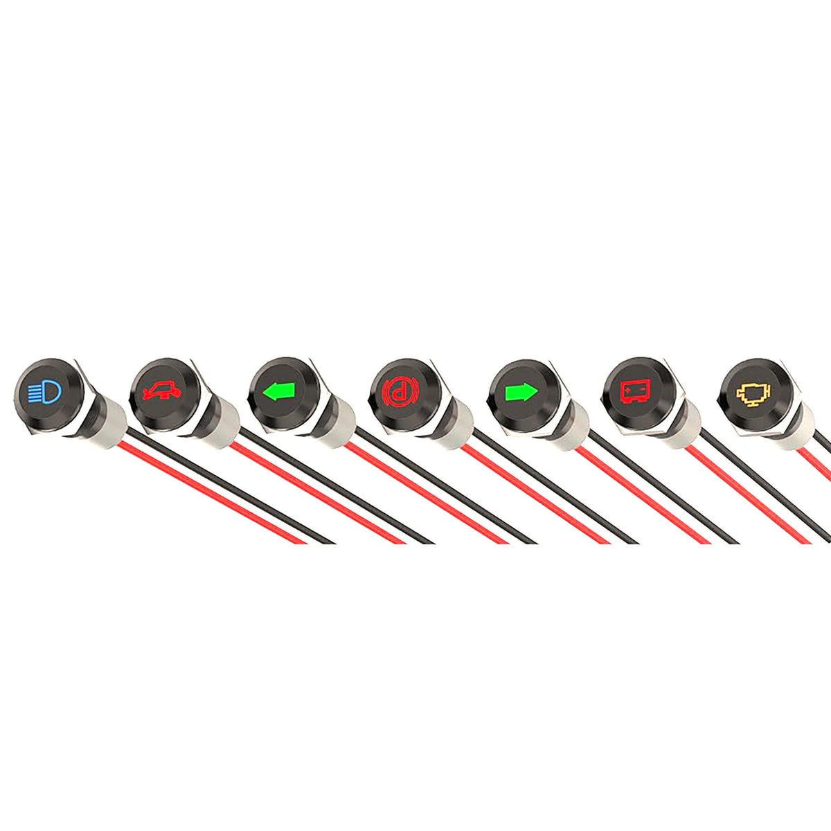 LED Warning Light Kit for DC 12V 24V Vehicles