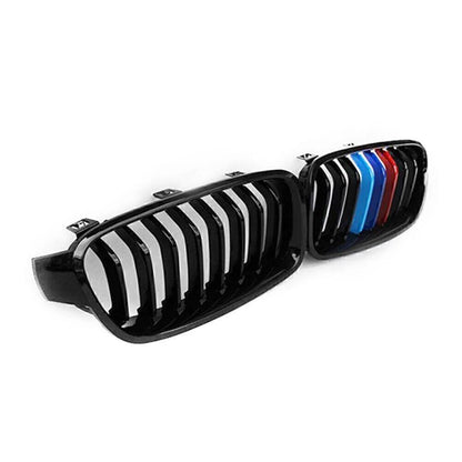 Gloss Black M Color Front Grille for BMW F30 (2012–2017)