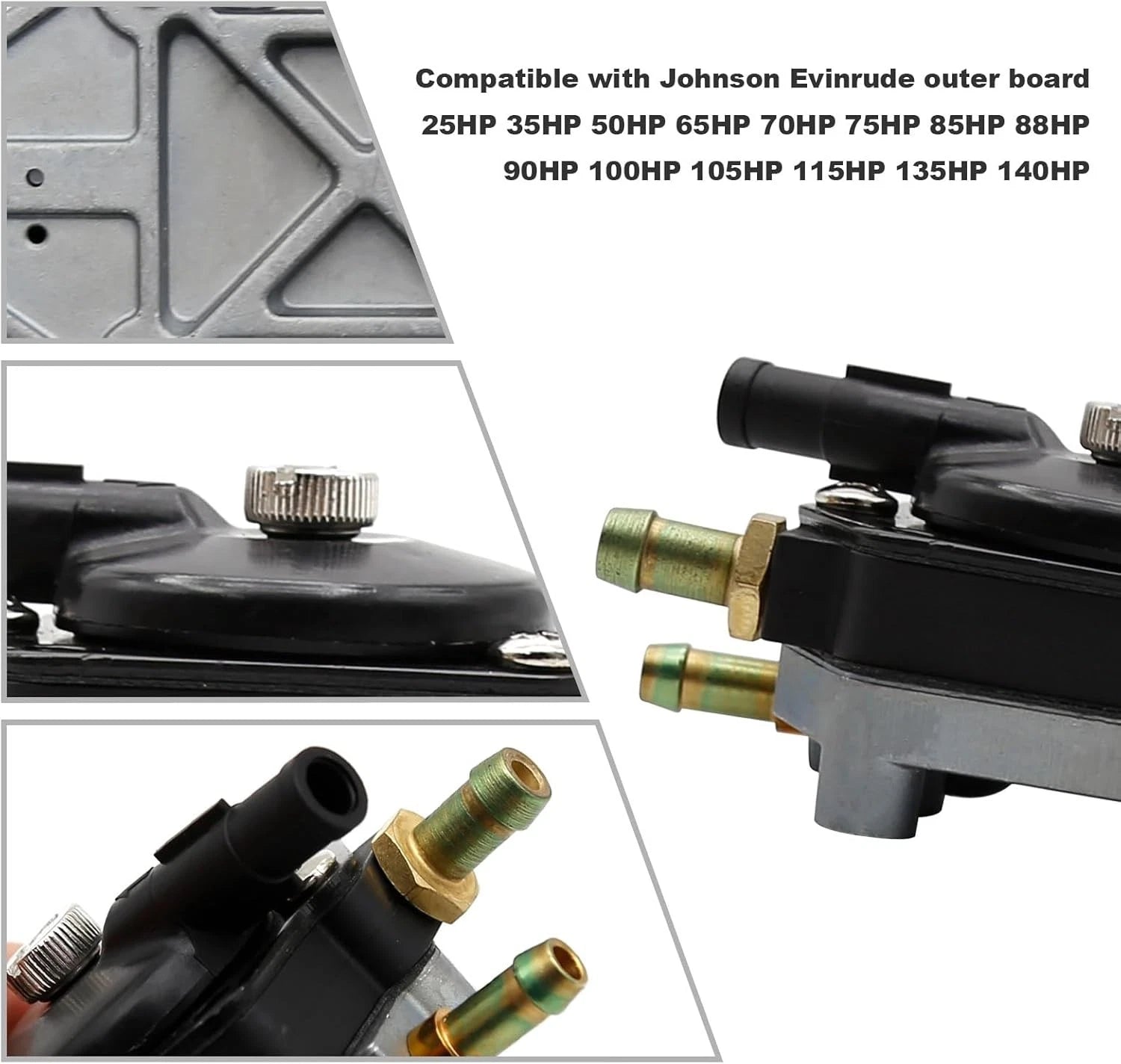 Fuel Pump Assembly for Johnson Evinrude 25-140HP (1990–2023) 438559 0438559 433390