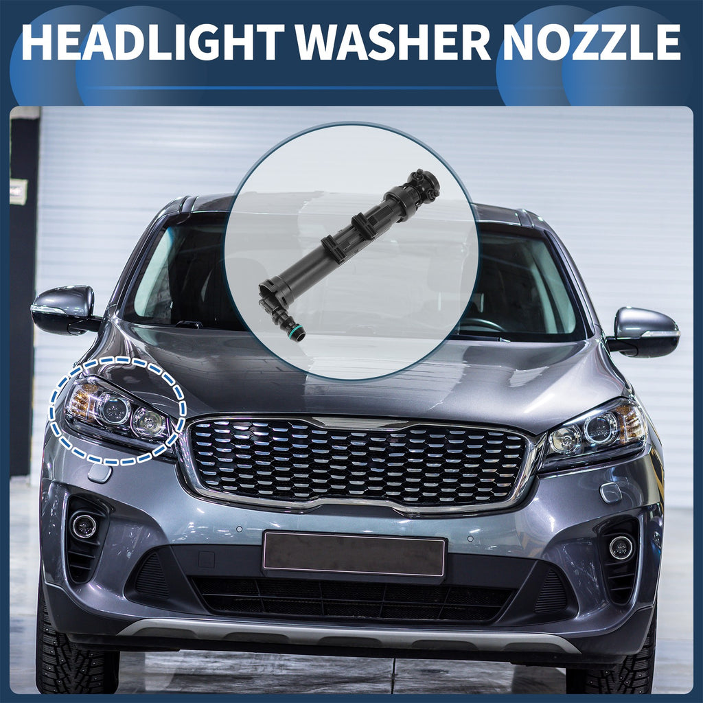 Front Passenger Headlight Washer Nozzle Replacement for Mercedes-Benz ML350 (2012–2015)