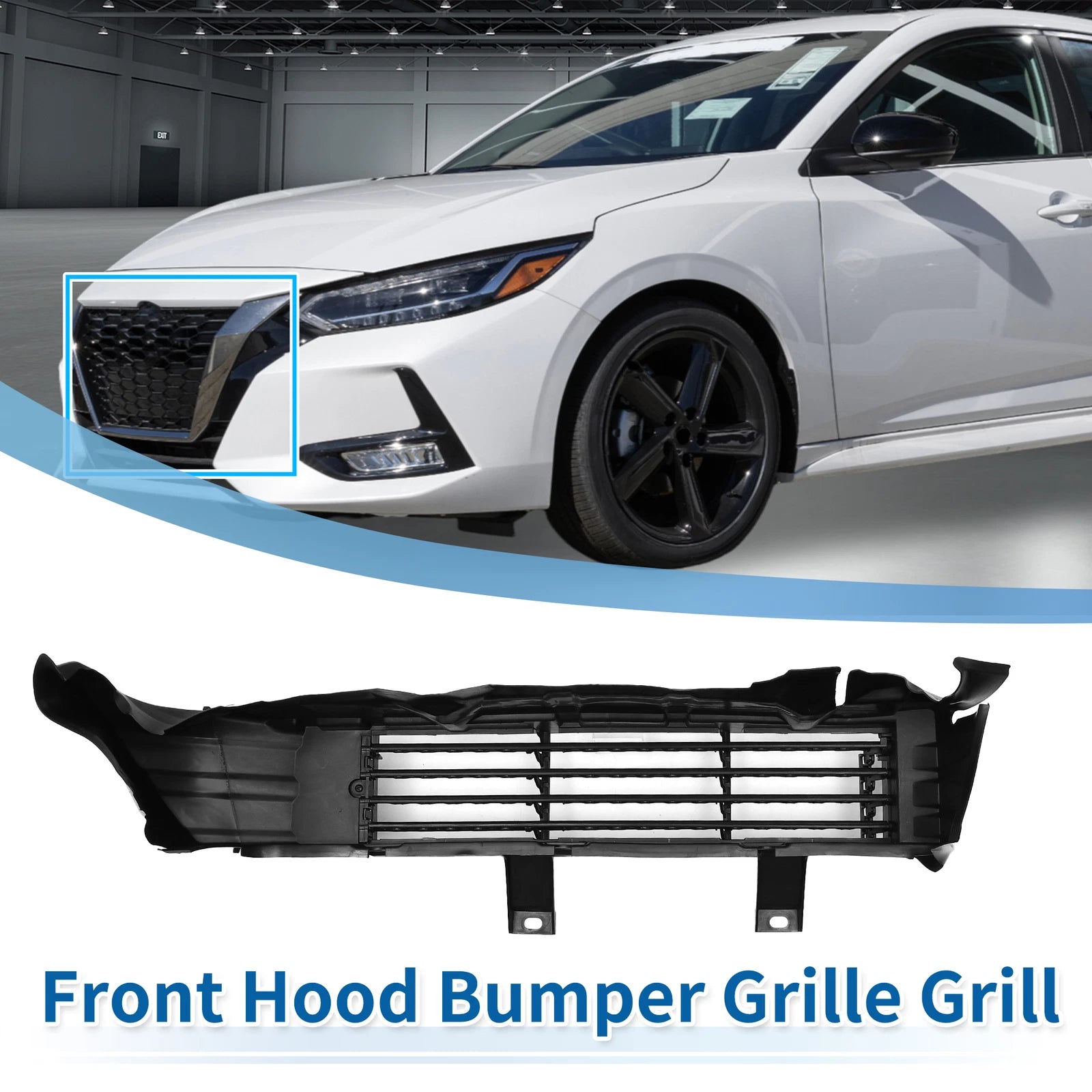 Front Air Shutter Assembly for Nissan Sentra (2013–2019)
