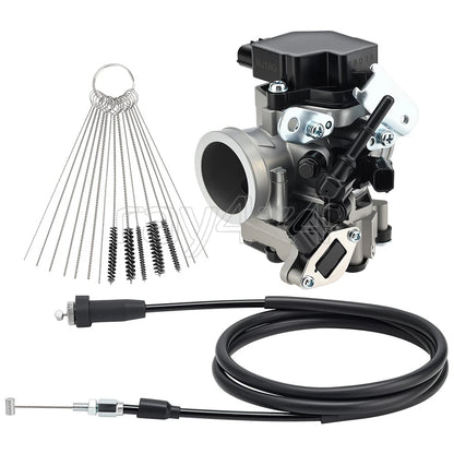 Throttle Body Assembly for Honda Rancher 420 TRX420 (2014–2019) w/ Cable