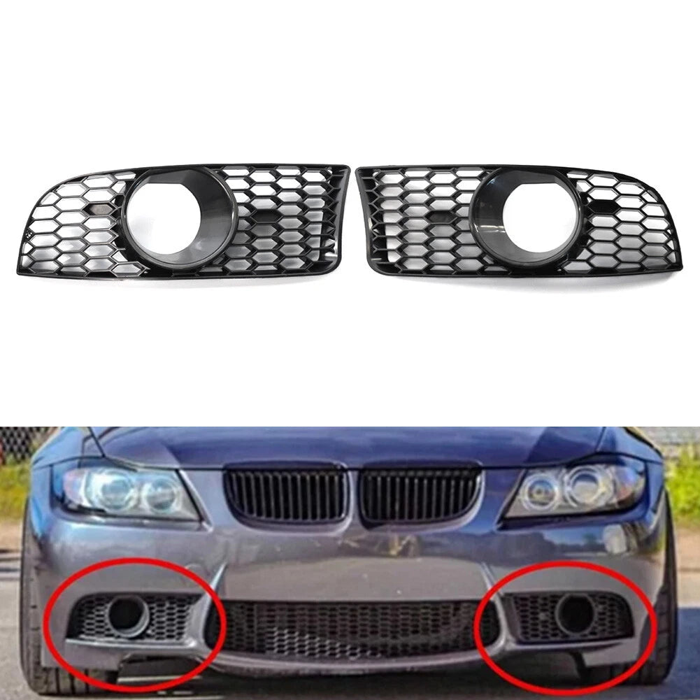 Fog Light Grille for BMW 3 Series E90 E92 E93 M3 Style (2009–2011)
