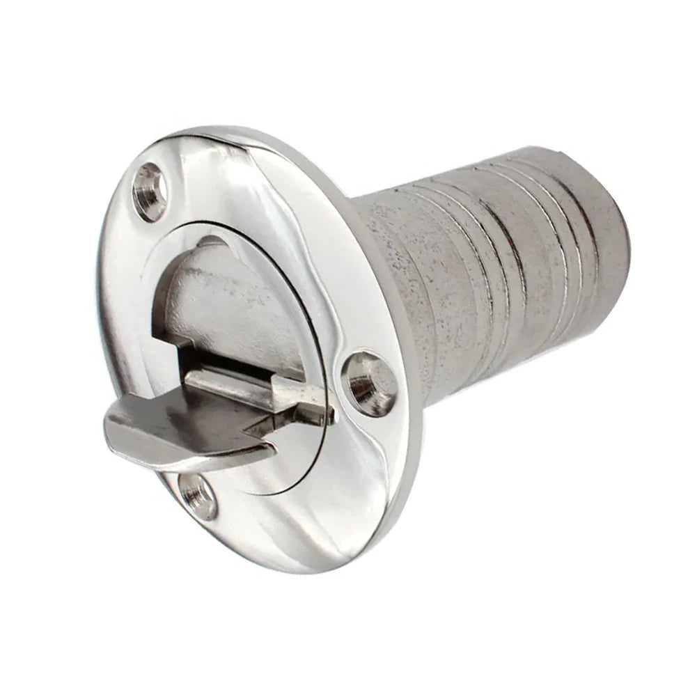 1-1/2 Inch OD Stainless Steel Straight Cover with Mounting Bracket Set
